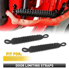 Polyester Car Door Limiting Straps for 1976-2021 Jeep Wrangler JL JK TJ LJ YJ CJ