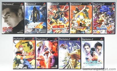 Tekken Tag & Sengoku Basara X & Virtua Fighter (NAMCO CAPCOM SNK SEGA) PS2 Japan
