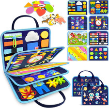 Busy Board Montessori Toys for Toddler Boy Girl Gifts Busy Book