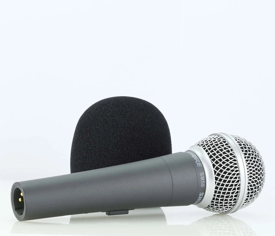 Сменный поп-фильтр Shure SM58 из пеноматериала для ветрового стекла упаковка 3 шт. - черный - Изображение 3 из 4