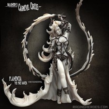 Raging Heroes Carnevil Circus Flamencia the Fire Dancer Fire Elemental (Fantasy)