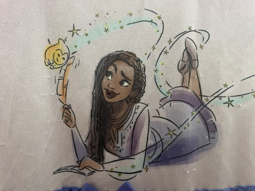 Disney Wish Toddler Girls Asha Tiered Tulle Skirt Cap Sleeve Nightgown Purple 5T - Picture 5 of 7