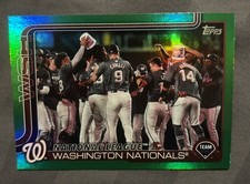 Topps 2024 Series Two Washington Nationals #507 Green Parallel 76/99