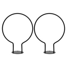2 Pcs Wall-mounted Universal Ball Rack Display Basketball Holder Football