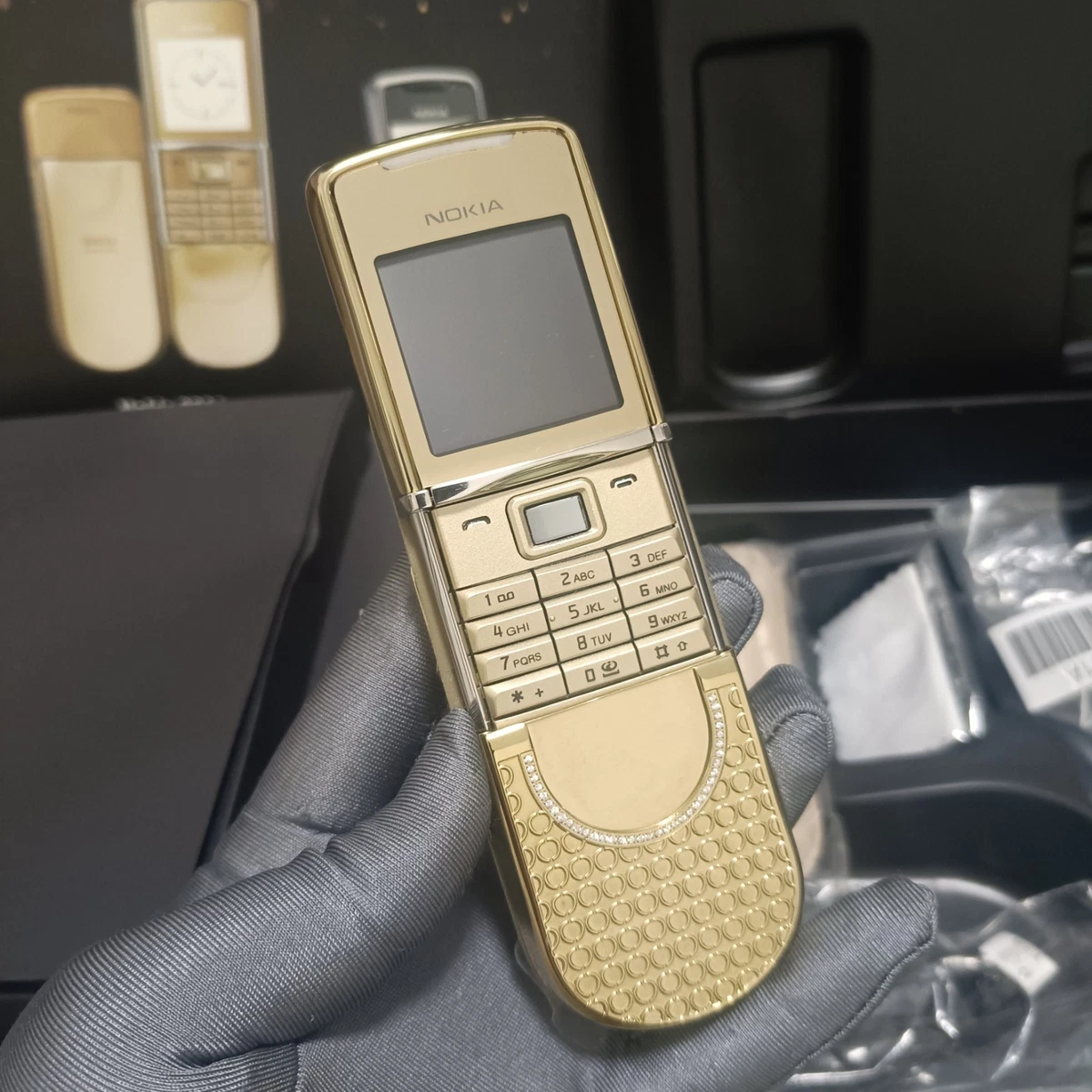LUXURY NOKIA 8800 SIROCCO GOLD DIAMONDS EDITION 8800S UNLOCKED GSM