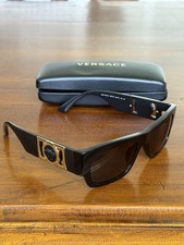 Versace Unisex black Sunglasses