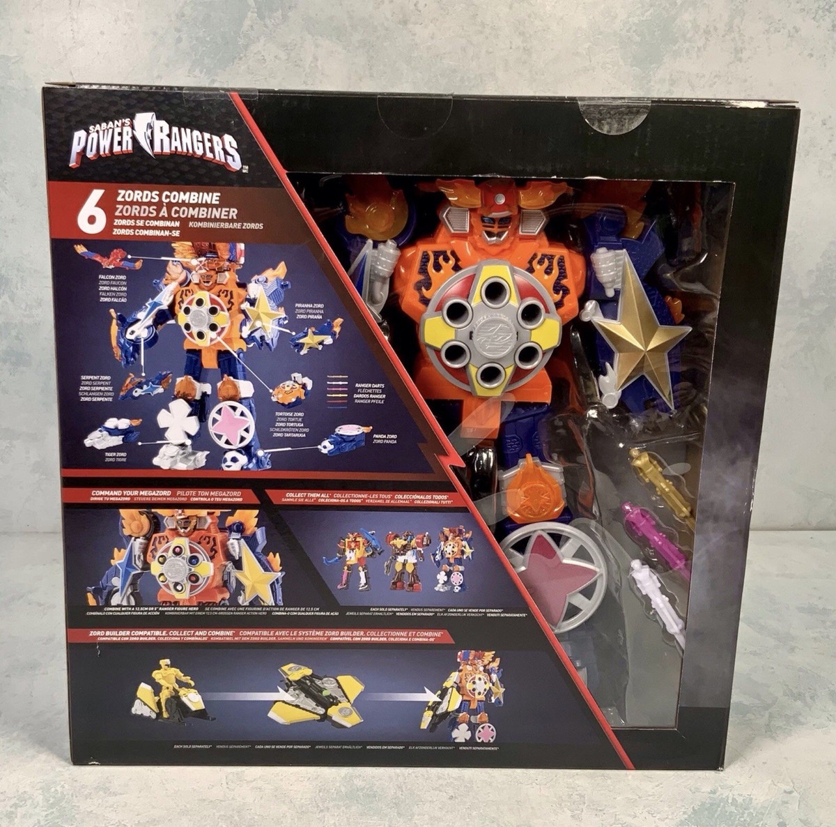 Power Rangers Super Ninja Steel Blaze Megazord 10-inch Action Figure Bandai