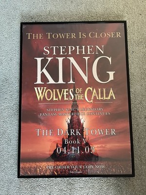 Stephen King The Dark Tower Wolves of the Calla Book Release Poster UK + Holly
