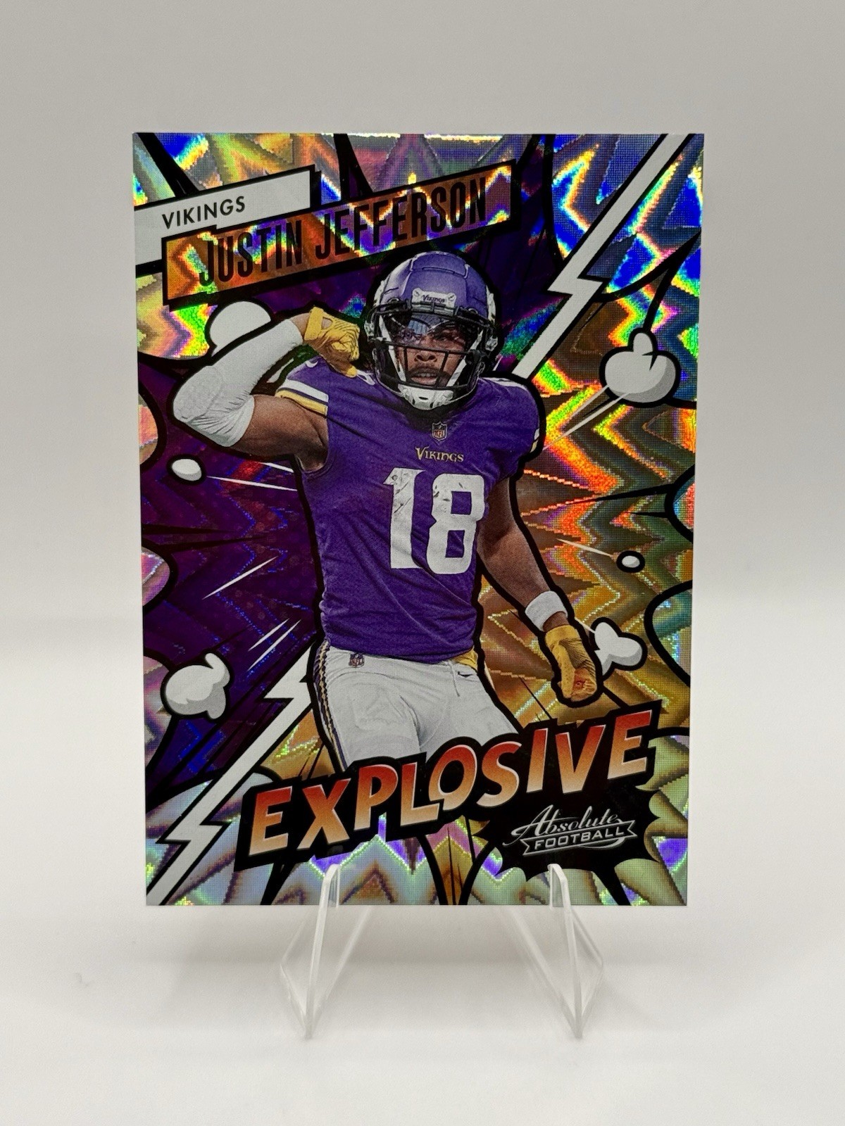 2023 Panini Absolute - Explosive Justin Jefferson #29 SSP Case Hit!! ✈️🔥💥