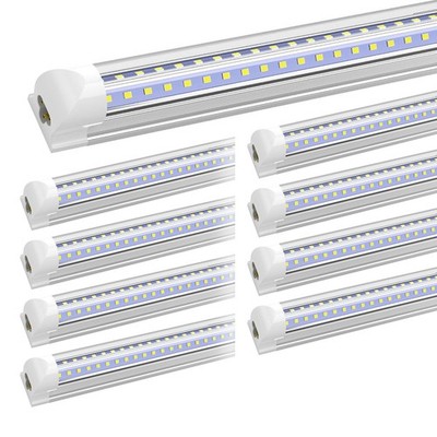 2ft 3ft 4ft 5ft 6ft 8ft LED Shop Light Fixture T8 6500K Ceiling Tube Light Bulbs