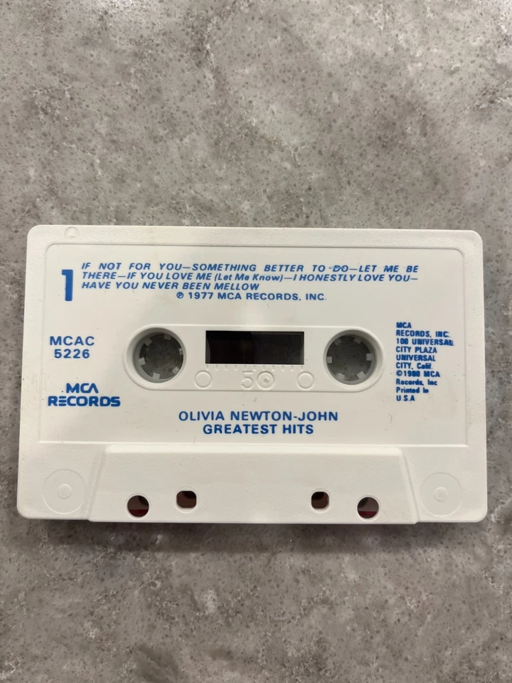 Olivia Newton John - Greatest Hits - Cassette Tape Foto 2 de 3