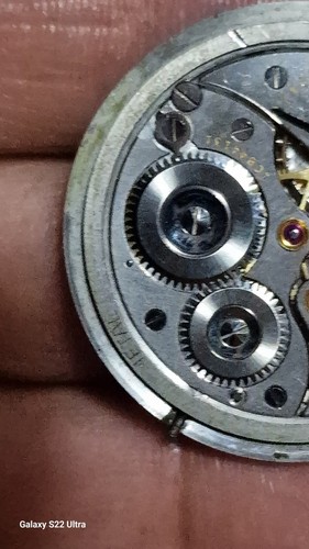 vintage longines watch oversize cal 27M MOVEMENT + BALANCE DIAL OK - Picture 6 of 9