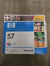 HP 57 Tri-Color Inkjet Print Cartridges Twin-Pack