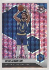 2020-21 Panini Mosaic Rookie Pink Camo Mosaic Prizm Nico Mannion #229 11pj