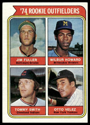 #ad 1974 Topps #606 Jim Fuller Wilbur Howard Tommy Smith Otto Velez RC RC $3.00