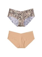 Lot of 2 Victoria Secret NO SHOW Hiphugger Panties Size: Medium NEW