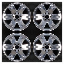 Set 2007 2009 2011 2013 GMC Sierra Denali Yukon XL OEM Polished Wheels Rims 5307