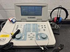 GSI 61 Clinical Audiometer (Headphones & Inserts) Complete, NEW Calibration Cert