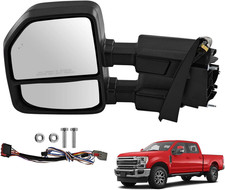 Left Driver Side Tow Mirror Fit for Ford F250 F350 F450 2017-2022 W/Blind Spot