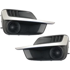 Fog Light Cover Set For 2015-2016 Subaru Impreza Textured SU1039111 SU1038111