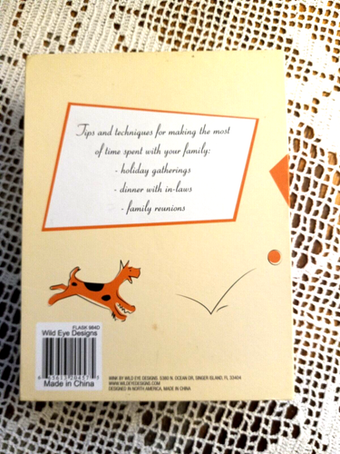 Fiaschetta 7 oz "Make the Most of Family Time" di Wink Stainless in un libro - Foto 5 di 6