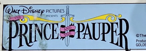 Vintage Golden Frame-Tray Puzzle Disney's The Prince and the Pauper Movie Puzzle - Picture 6 of 7