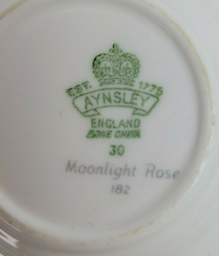 Aynsley Moonlight Rose Bone China Dinner Tea & Coffee Items - Sold Individually - Picture 96 of 116