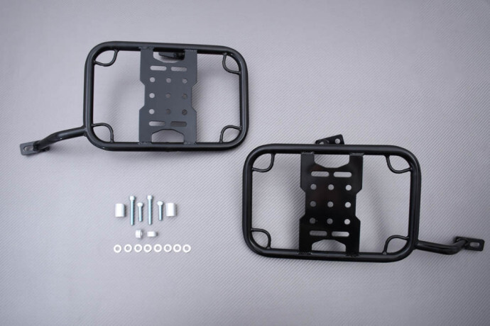 Support valises Suzuki DR 650 SE pour sécuriser vos bagages loin du pot d'échappement