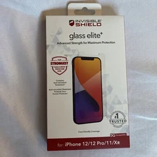 ZAGG Invisibleshield Glass Elite+ Screen Protector iPhone 12 / 12 Pro / 11 / XR 
