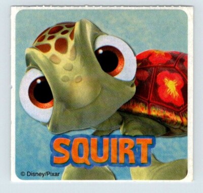 Smile Makers Sticker SQUIRT 2.5'' X 2.5'' Sticker Disney Finding Nemo SD38