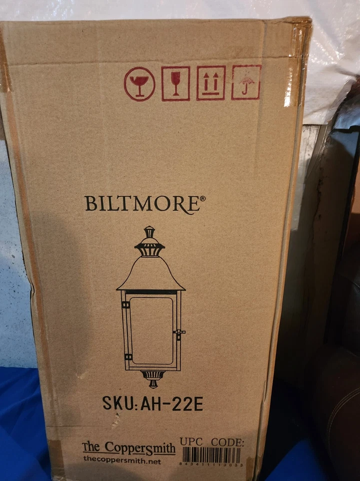 The CopperSmith Biltmore Antler Hill Outdoor Wall Lantern NEW IN BOX AH-22E - Image 3 of 4