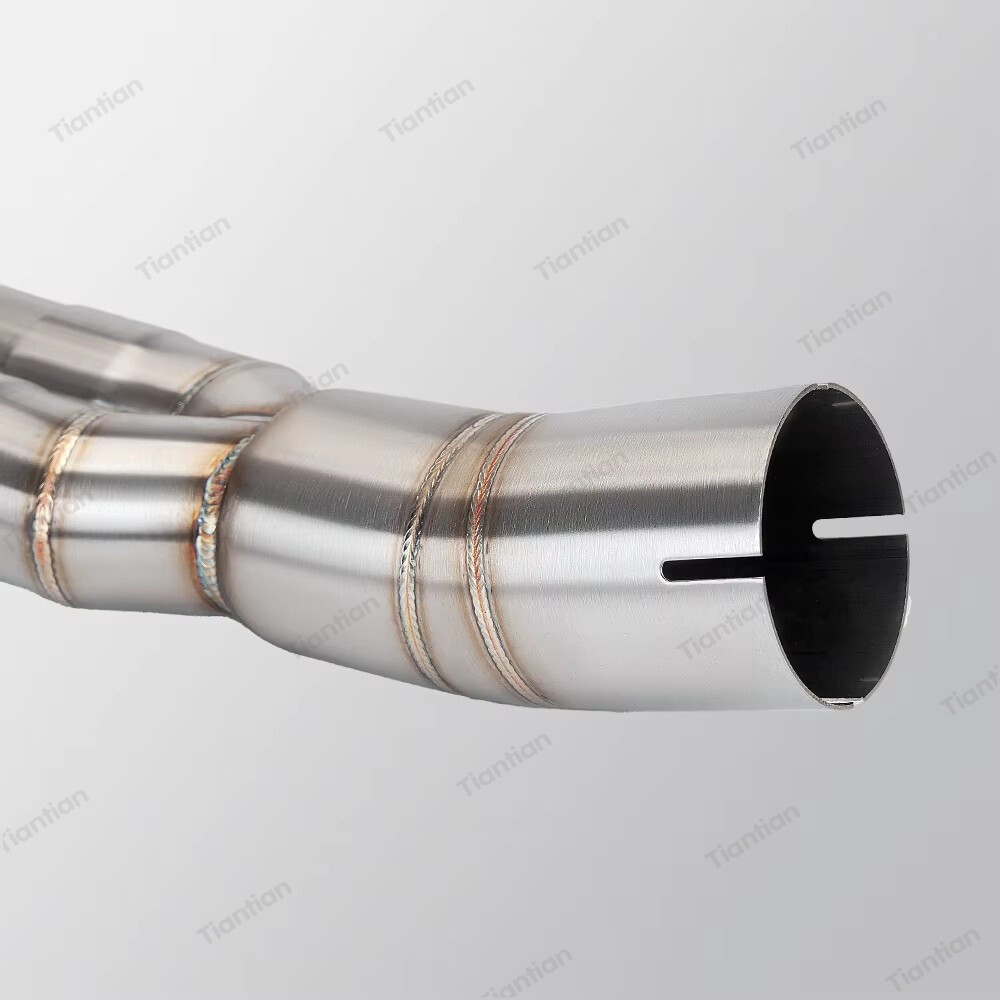 Exhaust System Header Mid Link Pipe For Kawasaki Ninja ZX-6R