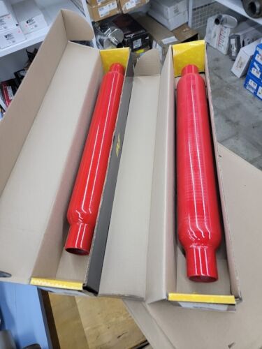 Magnaflow 13134 Red Pack Series Glasspack Muffler 2" In/Outlet - Pair 2 mufflers - Picture 2 of 11
