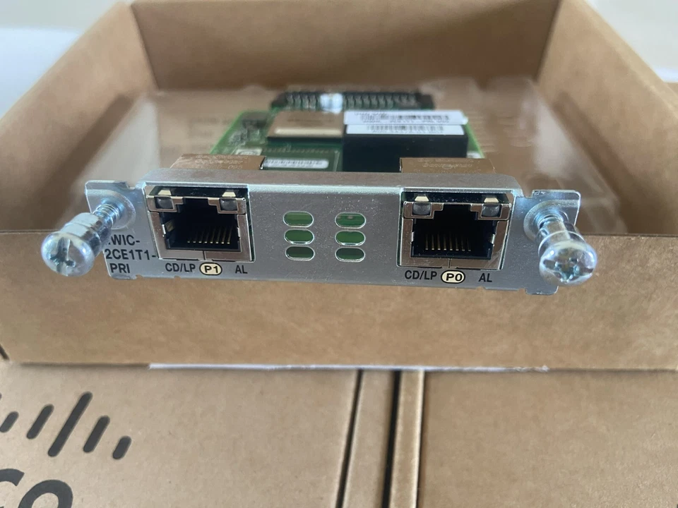 1pcs Genuine New Cisco HWIC-2CE1T1-PRI 2 Port Channelized T1/E1 and PRI Module - Image 3 of 4