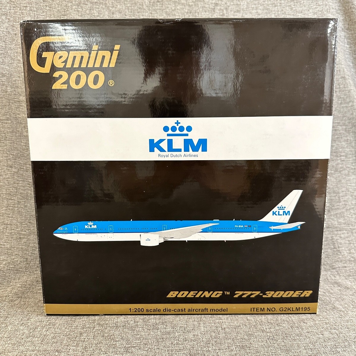 [Gemini Jets] 1/200 KLMオランダ航空 B777-300ER Gemini Jets 200 die-cast model KLM Boeing 777-300ER Reg# PH