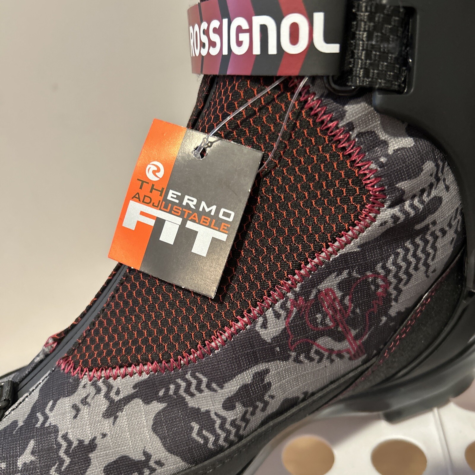 SALOMON Stivali da sci Rossignol da uomo BC X 6 Nordic XC nuovi taglia 43 #3394