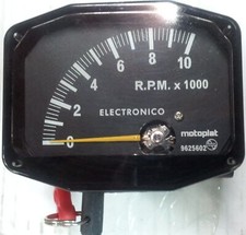 MOTOPLAT TACHOMETER  10000 RPM 2 STROKE KROBER STYLE REV COUNTER