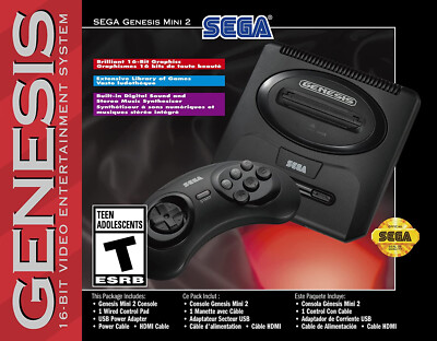 SEGA Genesis Mini 2 North American Version Console (Brand New) In Hand