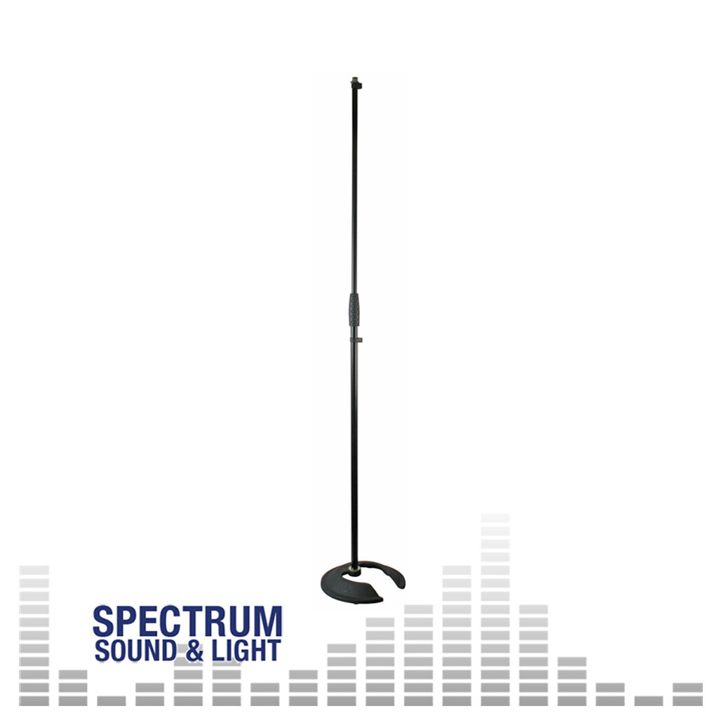 Stacking Microphone Stand Pulse ST02830 Straight Round Base Mic