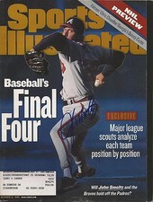 GFA Sports Illustrated JOHN SMOLTZ Signed SI Magazine AD1 COA