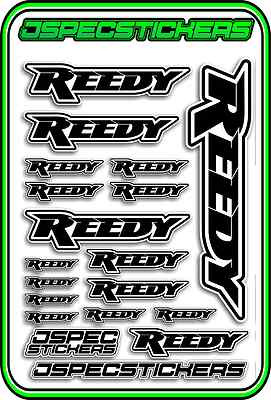 REEDY RC ESC MOTOR BRUSHLESS SERVO CAR STICKER DECAL A5 BNIP JSPEC ...