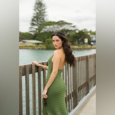 finders keepers green dress Finders Keepers Green Satin Dress