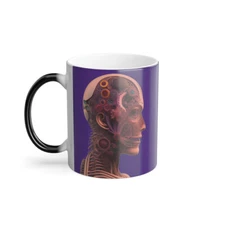 Gift Cup For Coffee Black Color Morphing Mug Milk Cup Tea Cup Mug Cup 11oz