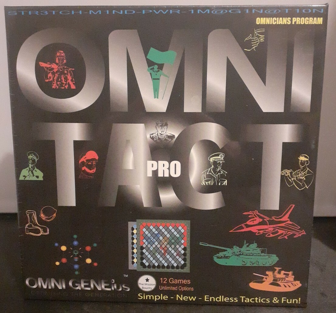 OMNI TACT - Battle/WAR Strategy Game - 12 Games. New Sealed