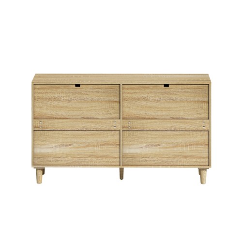 51" 6-Drawers Rattan Storage Cabinet Rattan Dresser,for Bedroom,Living Room - Picture 9 of 12