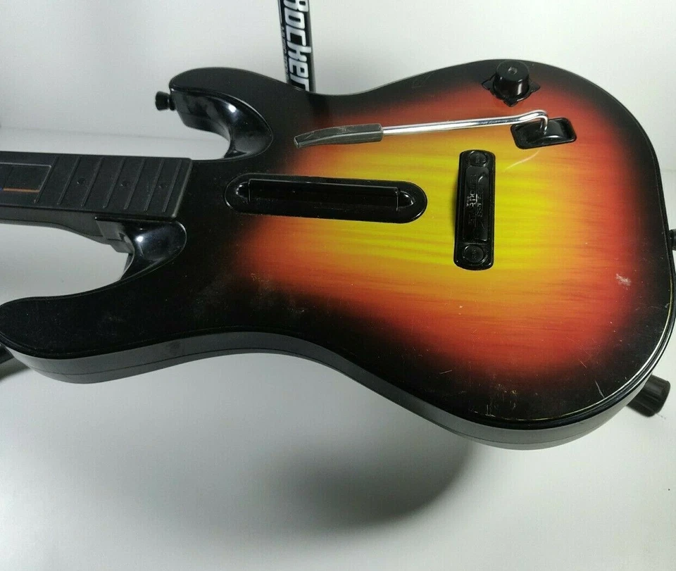 Guitar Hero Sunburst Wireless Guitar Controller PS2 Untested No Dongle - Image 4 of 4
