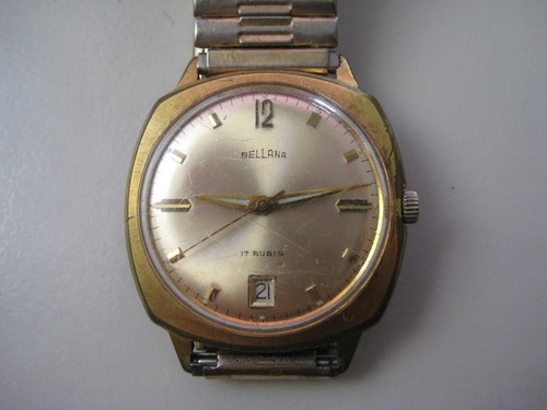 Bellana Militär Dienstuhr mit Handaufzug / Herren Armbanduhr aus Sammlung - Bild 2 von 4