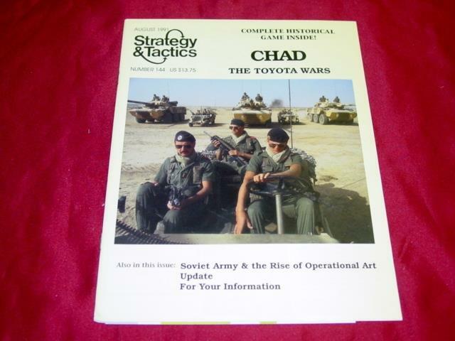 Strategy & Tactics S&T SPI #144 : CHAD game : Toyota Wars (UNP) Mag ...
