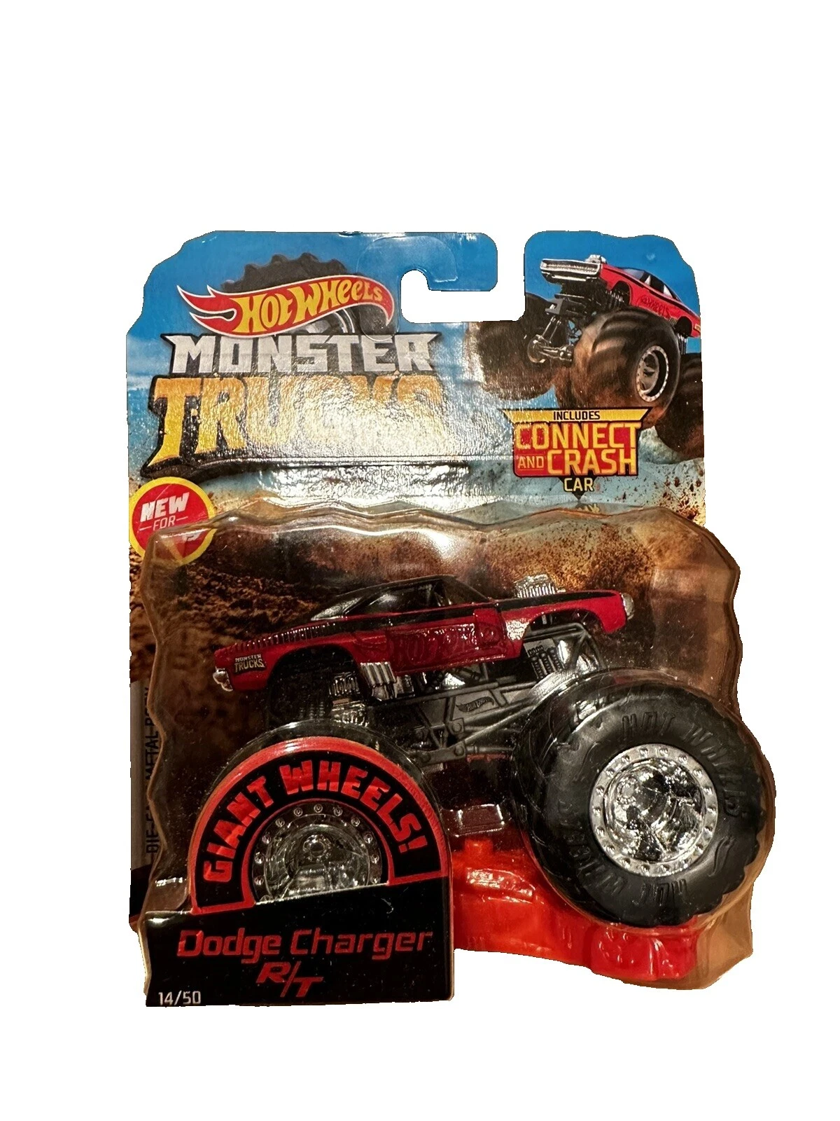 Coches, camionetas y furgonetas diecast de fabricación contemporánea Monster Jam Dodge Hot Wheels Hot Wheels
