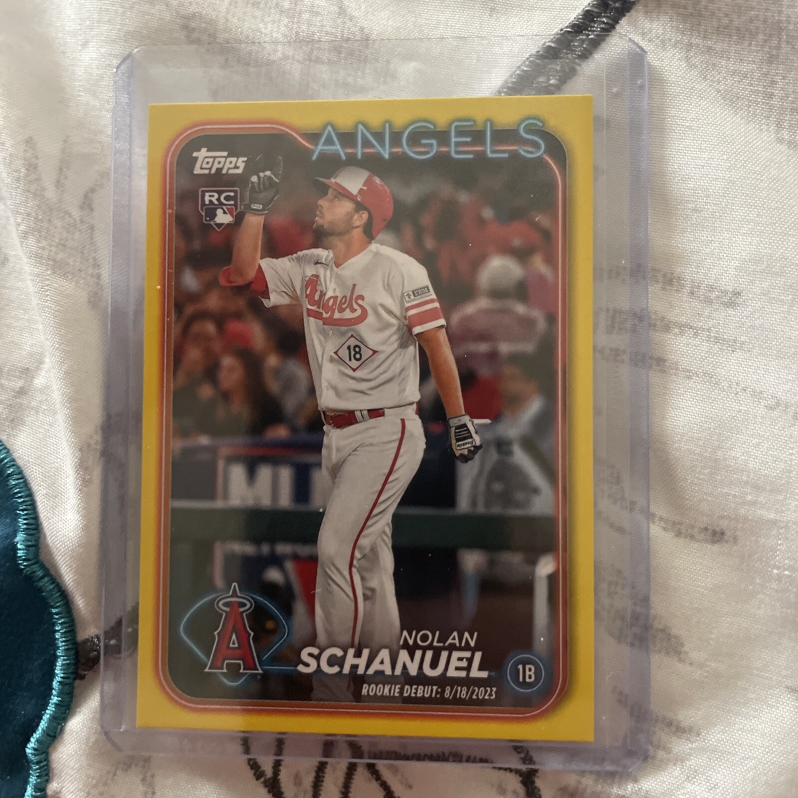 2024 Topps Update Series - Rookie Debut Yellow #US193 Nolan Schanuel (RC)